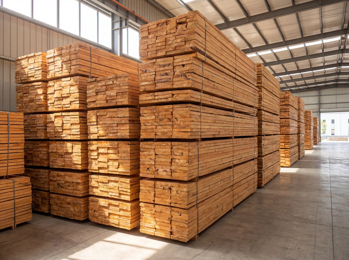 Madera de pino aserrada, estufada y cepillada — Forestal Santísima Trinidad Durango