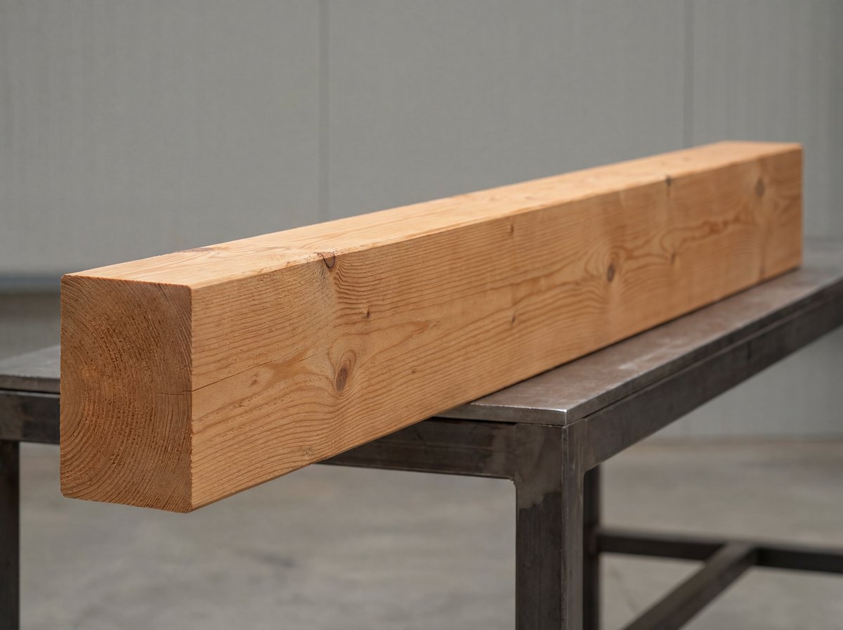 Viga de madera de pino estructural fabricada a la medida — Forestal Santísima Trinidad